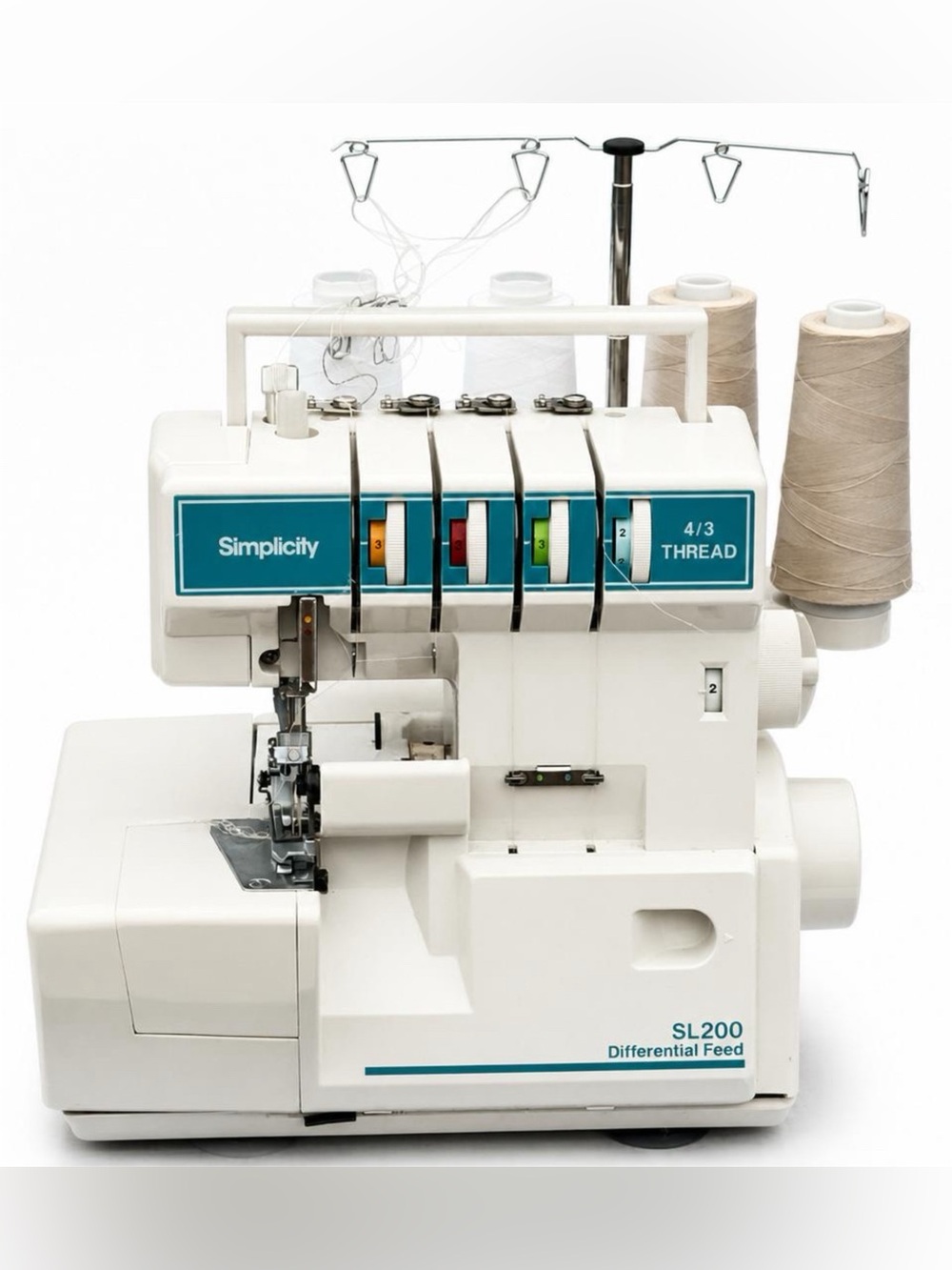 Simplicity SL-200 Rolled Hem and 4 thread Overlock Sewing Machine Serger